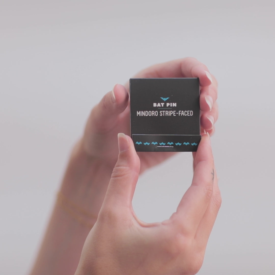 Bat pin matchbook being opened