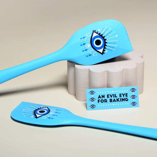 Evil eye blue spatula