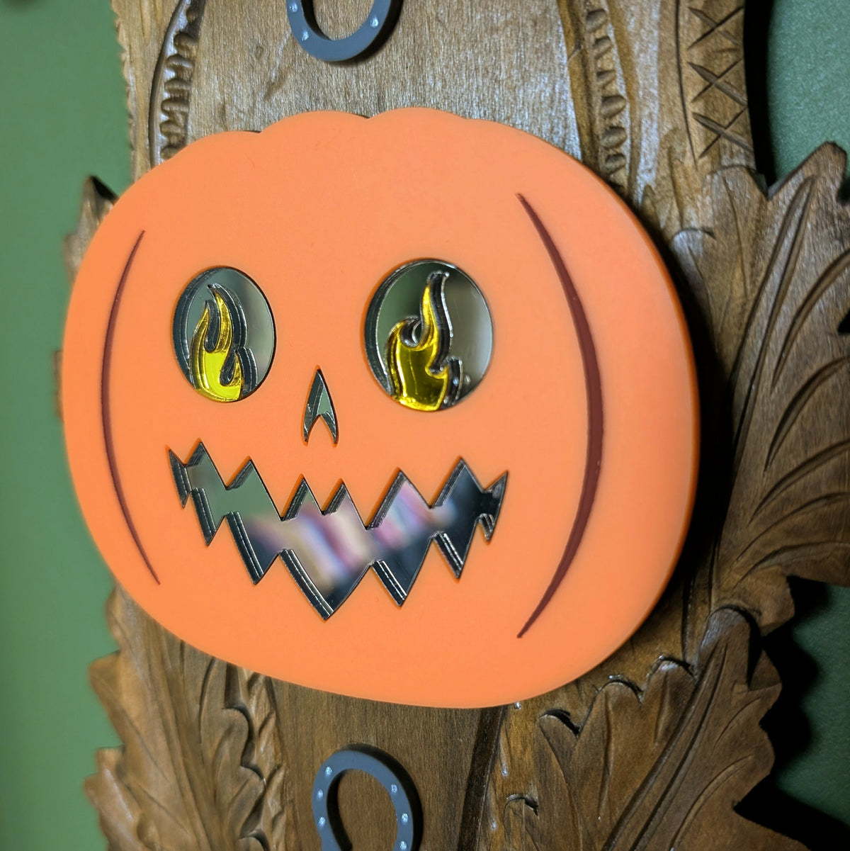 Headless Horseman with Horseshoes Plaque